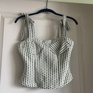 Free people tank top with adjustable straps